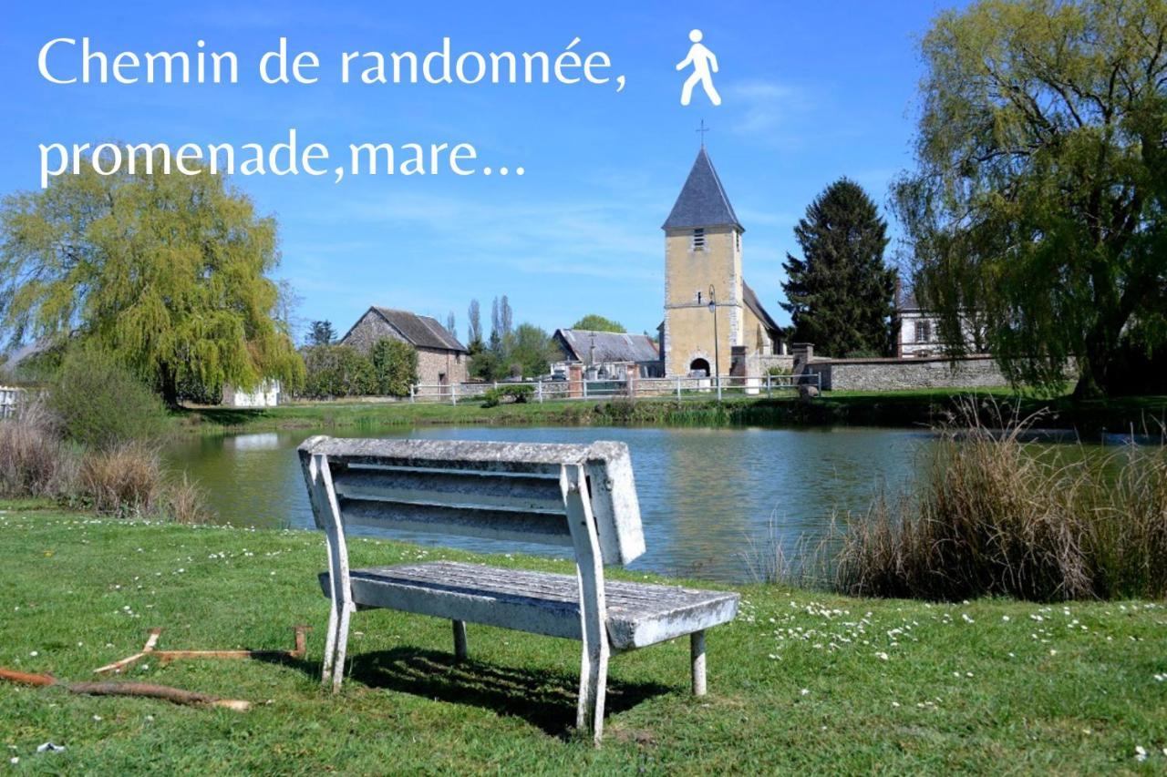 Gite La Fontaine -Cozy-1H De Paris -Jacuzzi Privatif La Boissiere (Eure) Exterior photo