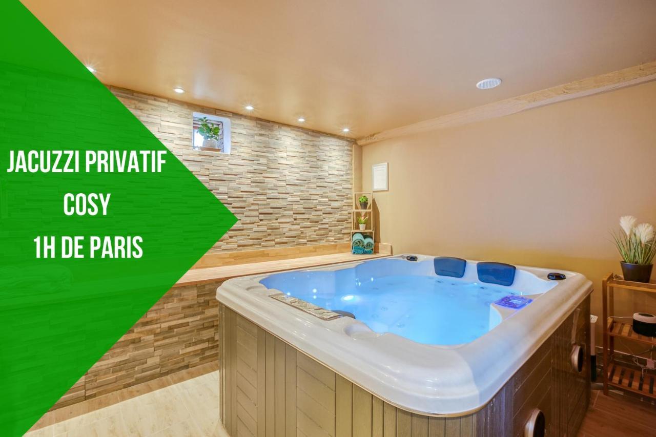 Gite La Fontaine -Cozy-1H De Paris -Jacuzzi Privatif La Boissiere (Eure) Exterior photo
